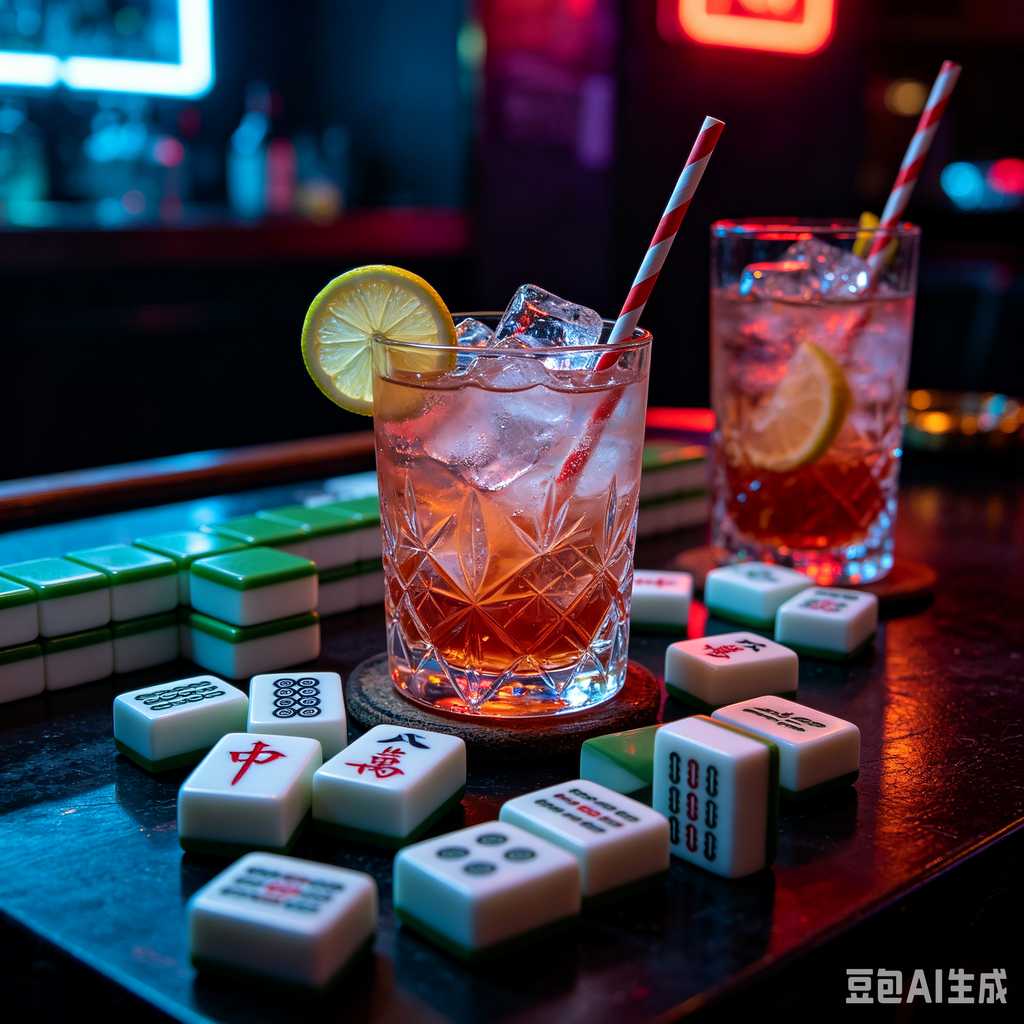 blue crystal mahjong set