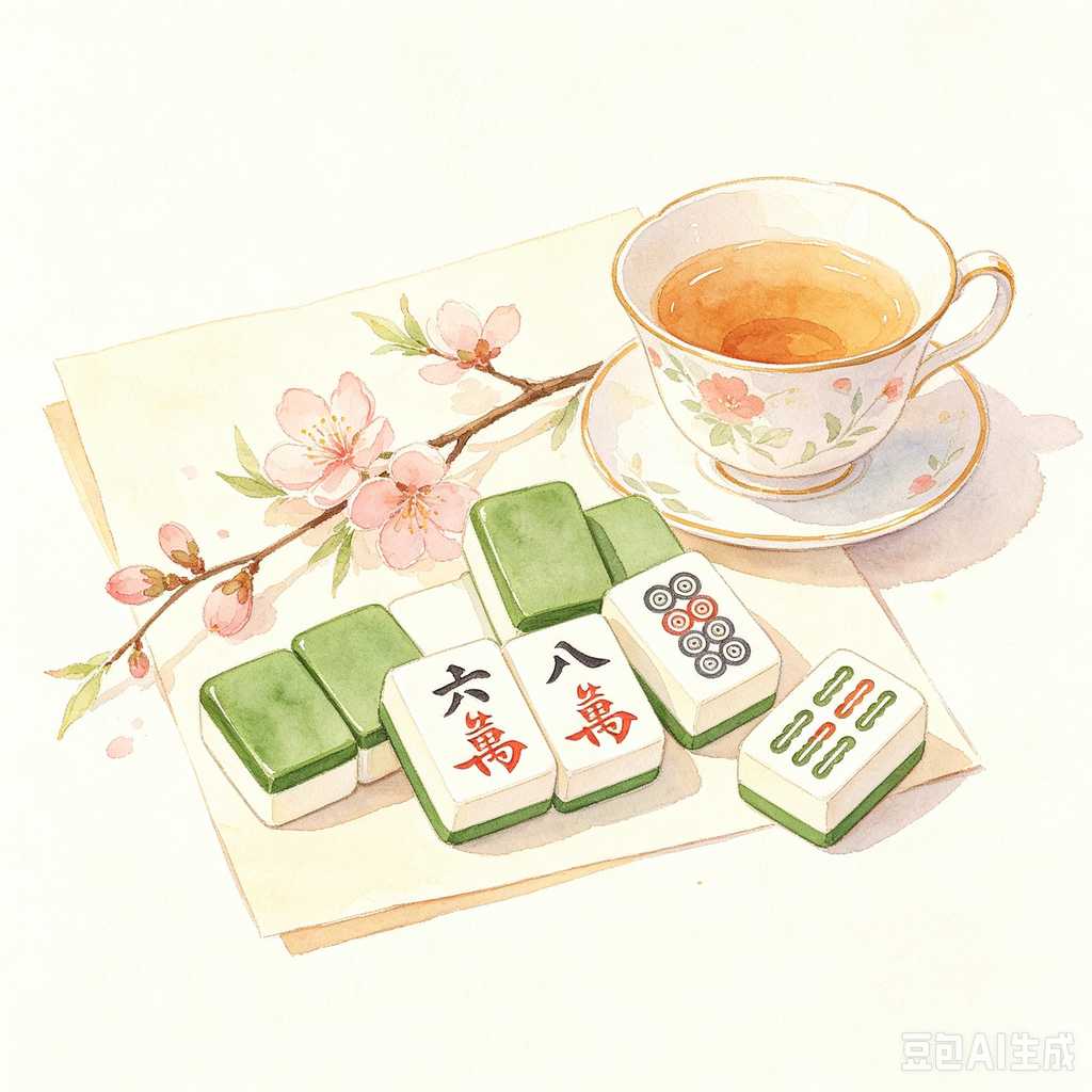matte texture mahjong set